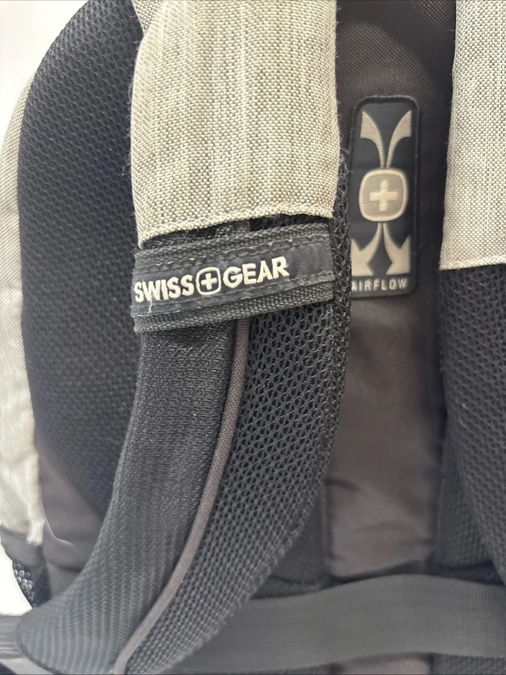 SwissGear Gray and Black unisex Backpack - Tech-Friendly Travel or School